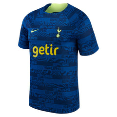 Tottenham Hotspur Youth 2022 Pre-Match Raglan Performance Top - Blue on sale