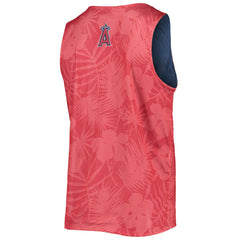 Los Angeles Angels FOCO Floral Reversible Mesh Tank Top Red/Navy