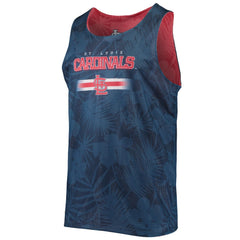 St. Louis Cardinals FOCO Floral Reversible Mesh Tank Top Red