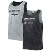 Chicago White Sox FOCO Floral Reversible Mesh Tank Top Black