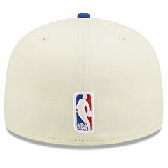 Philadelphia 76ers 2022 NBA Draft 59FIFTY Fitted Hat - Cream/Royal cheap