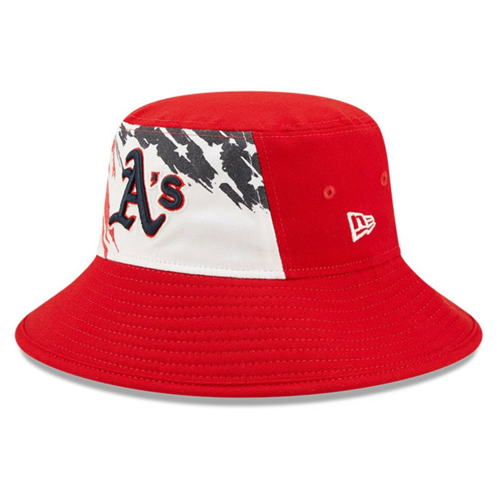 Athletics 2022 4th of July Bucket Hat Red