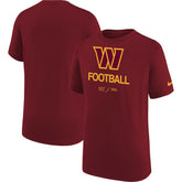 Washington Commanders Youth Sideline Legend Performance T-Shirt - Burgundy cheap