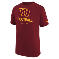 Washington Commanders Youth Sideline Legend Performance T-Shirt - Burgundy cheap