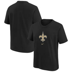 New Orleans Saints Preschool Team Wordmark T-Shirt - Black cheap