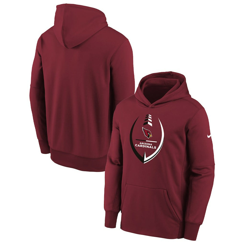 Arizona Cardinals Youth Icon Performance Pullover Hoodie - Cardinal outlet