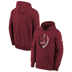 Arizona Cardinals Youth Icon Performance Pullover Hoodie - Cardinal outlet
