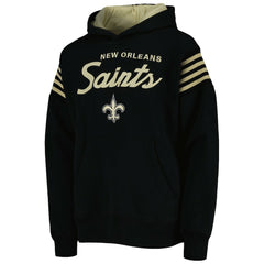 New Orleans Saints Youth The Champ Is Here Pullover Hoodie - Black for sale