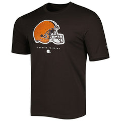 Cleveland Browns New Era Combine Authentic Ball Logo T-Shirt - Brown sale