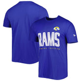 Los Angeles Rams New Era Combine Authentic Training Huddle Up T-Shirt - Royal outlet