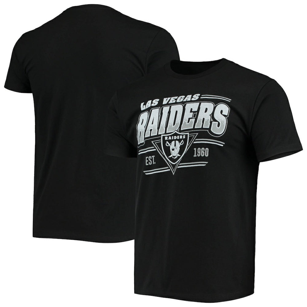 Las Vegas Raiders Junk Food Throwback T-Shirt - Black on sale