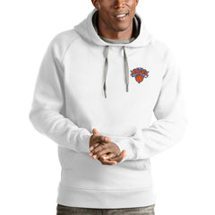 New York Knicks Antigua Victory Pullover Hoodie - White shop