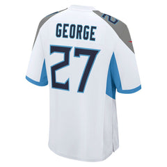 Eddie George Tennessee Titans Retired Player Game Jersey - White on sale