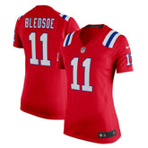 Drew Bledsoe New England Patriots Women's Retired Game Jersey - Red on sale