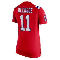 Drew Bledsoe New England Patriots Women's Retired Game Jersey - Red on sale