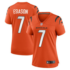 Boomer Esiason Cincinnati Bengals Women's Retired Game Jersey - Orange on sale