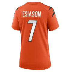 Boomer Esiason Cincinnati Bengals Women's Retired Game Jersey - Orange on sale