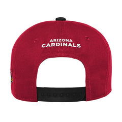 Arizona Cardinals Youth Lock Up Snapback Hat - Cardinal/Black on sale