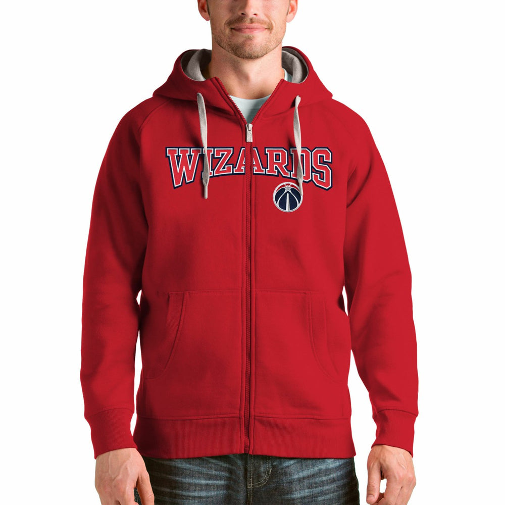 Washington Wizards Antigua Victory Full-Zip Hoodie - Red shop