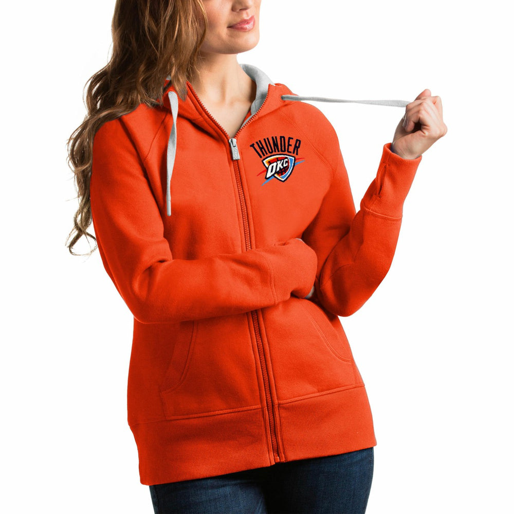 Oklahoma City Thunder Antigua Women's Victory Full-Zip Hoodie - Orange online