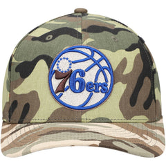 Philadelphia 76ers Woodland Desert Snapback Hat - Camo sale