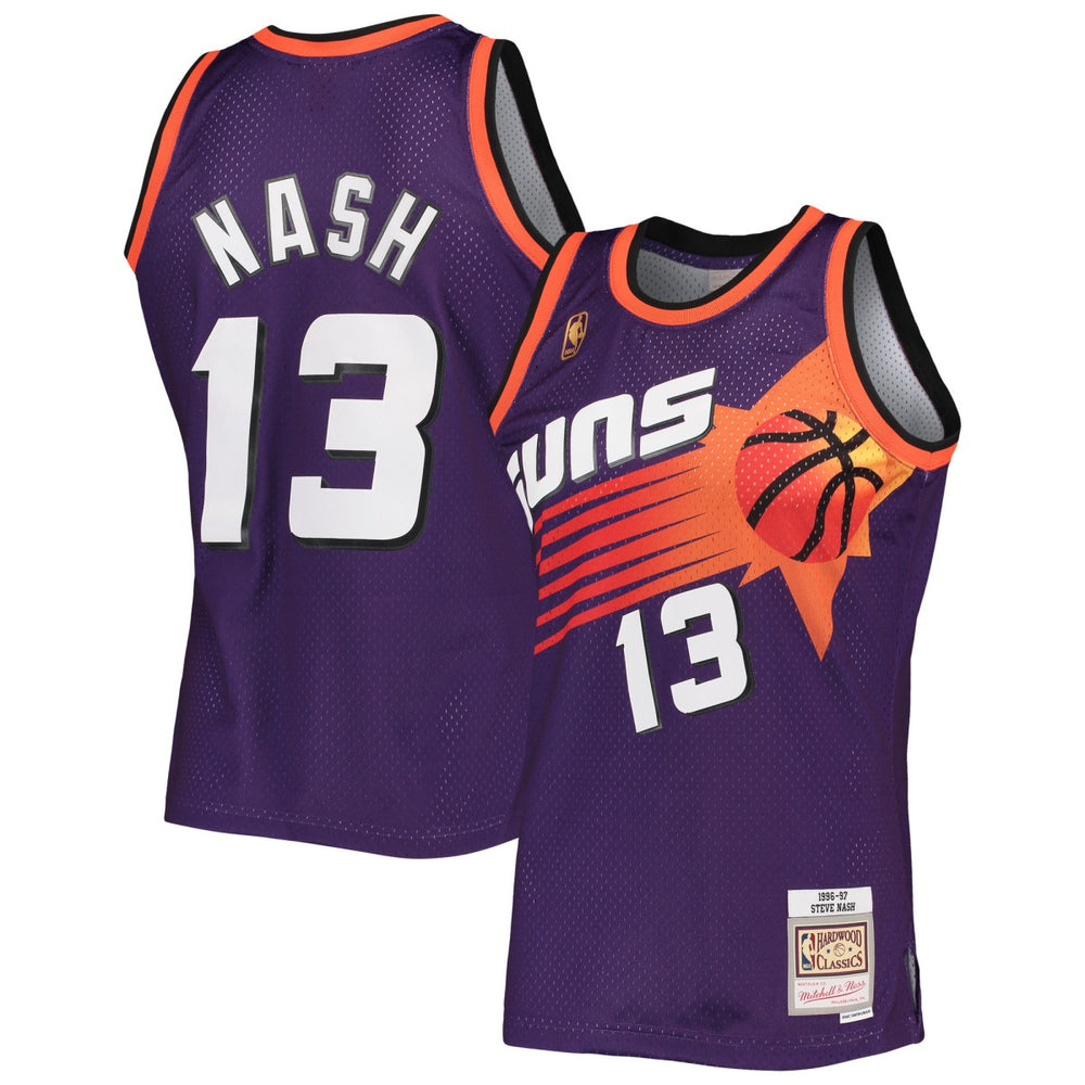 Steve Nash Phoenix Suns 1996/97 Hardwood Classics Swingman Jersey - Purple on sale