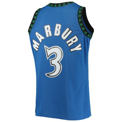 Stephon Marbury Minnesota Timberwolves 1996/97 Hardwood Classics Swingman Jersey - Blue shop