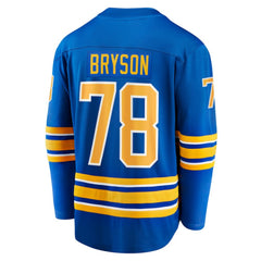 Jacob Bryson Buffalo Sabres Fanatics Home Breakaway Player Jersey - Royal Jerseys