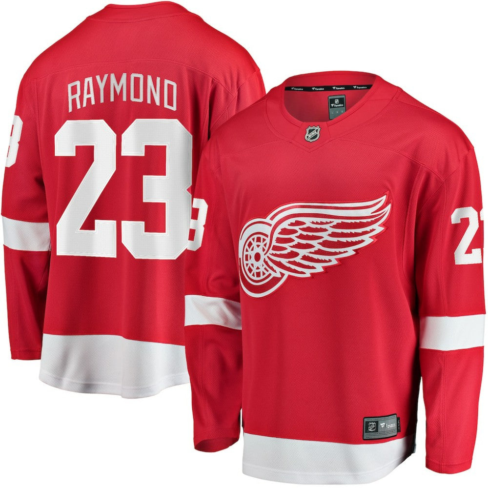 Lucas Raymond Detroit Red Wings Fanatics Home Breakaway Player Jersey - Red Jerseys