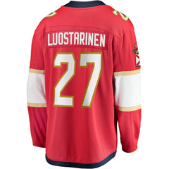 Eetu Luostarinen Florida Panthers Fanatics Home Breakaway Player Jersey - Red Jerseys