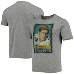 Bob Lilly Dallas Cowboys Name & Number Tri-Blend T-Shirt - Heathered Gray online