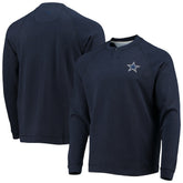 Dallas Cowboys Sunset Slub Raglan Henley Long Sleeve T-Shirt - Navy online