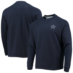 Dallas Cowboys Sunset Slub Raglan Henley Long Sleeve T-Shirt - Navy online