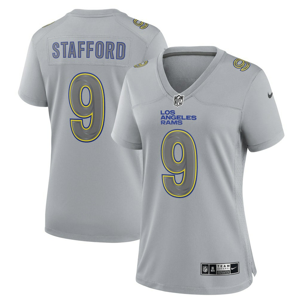 Matthew Stafford Los Angeles Rams Women's Atmosphere Fashion Game Jersey - Gray for sale