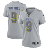Matthew Stafford Los Angeles Rams Women's Atmosphere Fashion Game Jersey - Gray for sale