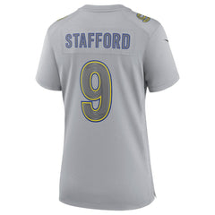 Matthew Stafford Los Angeles Rams Women's Atmosphere Fashion Game Jersey - Gray for sale