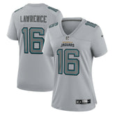 Trevor Lawrence Jacksonville Jaguars Women's Atmosphere Fashion Game Jersey - Gray outlet