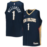 Zion Williamson New Orleans Pelicans Youth 2021/22 Diamond Swingman Jersey - Icon Edition - Navy cheap
