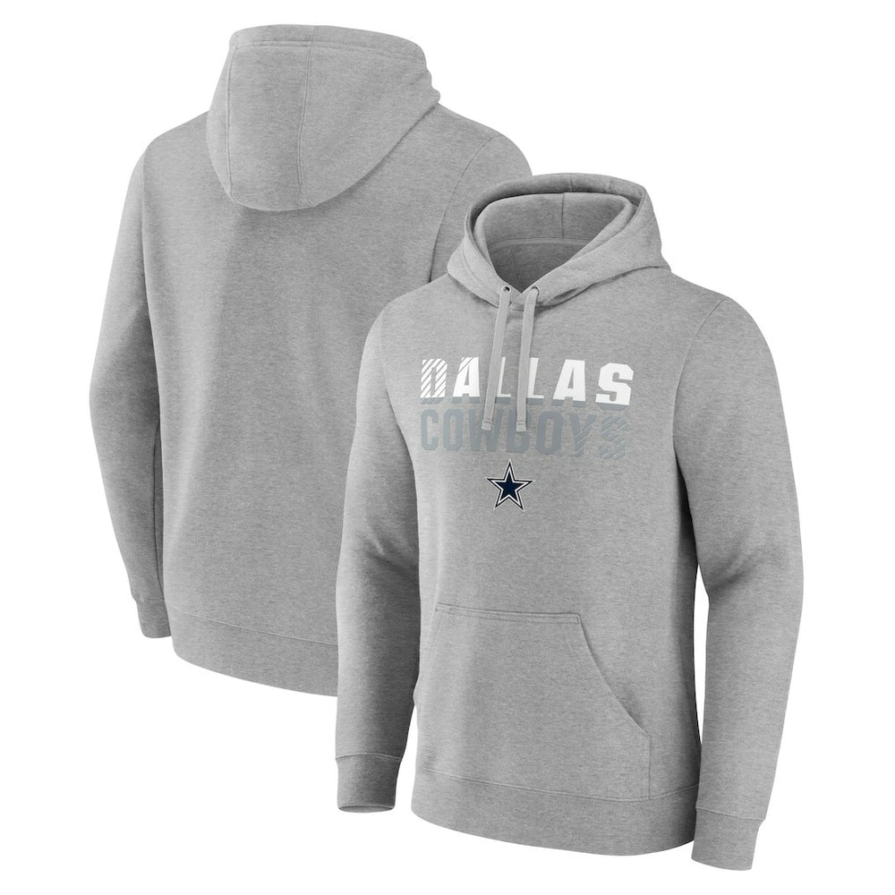 Dallas Cowboys Fade Out Pullover Hoodie - Heathered Gray for sale