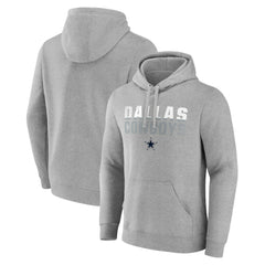 Dallas Cowboys Fade Out Pullover Hoodie - Heathered Gray for sale