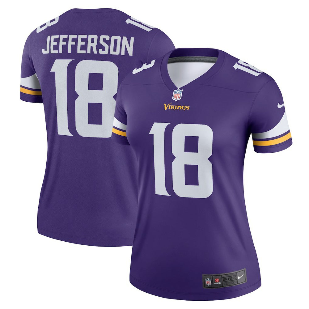Justin Jefferson Minnesota Vikings Women's Legend Player Performance Top - Purple outlet