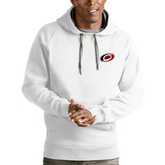 Carolina Hurricanes Antigua Victory Pullover Hoodie - White Hoodies