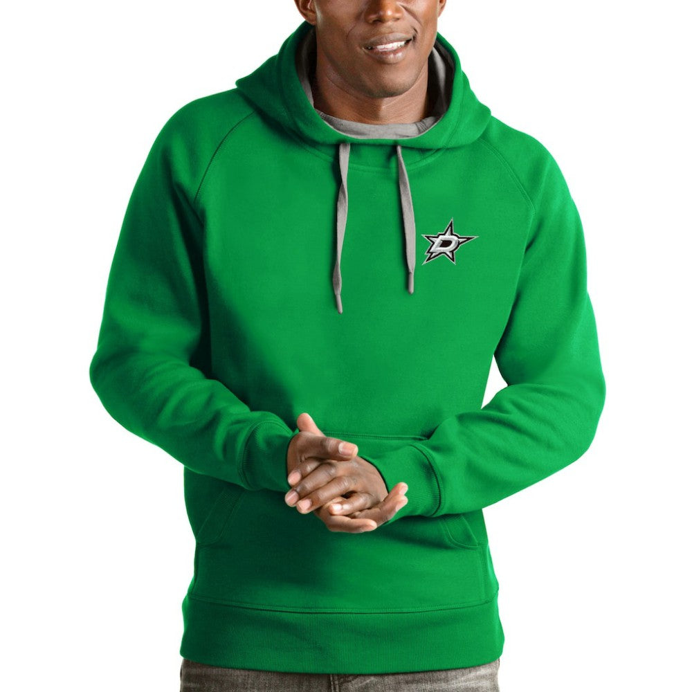Dallas Stars Antigua Victory Pullover Hoodie - Kelly Green Hoodies