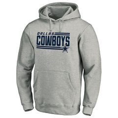 Dallas Cowboys Onside Stripe Pullover Hoodie - Heathered Gray sale