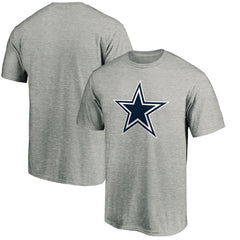 Dallas Cowboys Primary Logo T-Shirt - Heather Gray cheap