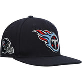 Tennessee Titans Pro Standard Logo II Snapback Hat - Navy discount