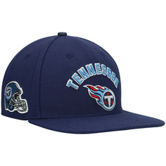 Tennessee Titans Pro Standard Stacked Snapback Hat - Navy sale