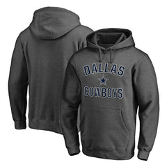 Dallas Cowboys Victory Arch Team Fitted Pullover Hoodie - Charcoal for sale