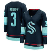 Will Borgen Seattle Kraken Fanatics Women's Home Breakaway Player Jersey - Deep Sea Blue Jerseys
