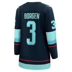 Will Borgen Seattle Kraken Fanatics Women's Home Breakaway Player Jersey - Deep Sea Blue Jerseys